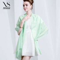 西丝娘娘2014秋冬羊毛围巾 女士加长纯色渐变丝巾 经典百搭披肩两用007