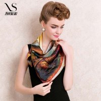 西丝娘娘新款100%桑蚕丝时尚真丝丝巾大方巾女士秋冬302