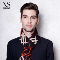 西丝娘娘 桑蚕丝长款秋冬围巾真丝拉绒加厚高档大牌正品