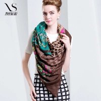 西丝娘娘 80支纯羊毛2014秋冬新款女式披肩围巾两用时尚百搭围巾010