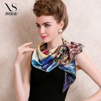 西丝娘娘新款100%桑蚕丝时尚真丝丝巾大方巾女士秋冬