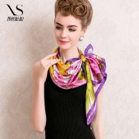 西丝娘娘新款100%桑蚕丝正品真丝女士秋冬丝巾中国水墨大方巾