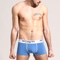 七匹狼男士纯棉平脚裤