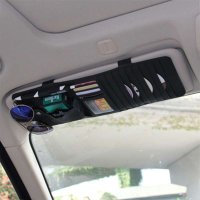 华饰 汽车CD夹遮阳板套 多功能真皮汽车CD夹 改装专用配件 汽车CD包