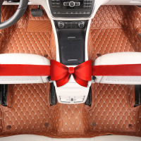 华饰 奔驰GLA200脚垫 GLC220 260 300汽车全包围丝圈脚垫 专用奔驰改装