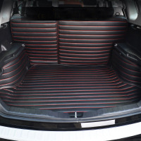 驰卡行 哈弗H6后备箱垫 H6全包围皮革尾箱垫 哈佛h6改装专用后备箱垫