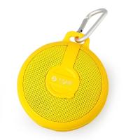 不见不散 BV210无线蓝牙插卡迷你音箱 户外小音响便携式低音炮(黄色)