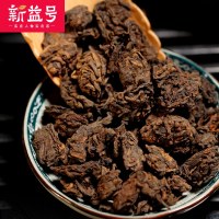 新益号 勐海古树 珍珠老茶头 普洱茶熟茶散茶500g木盒装 云南普洱