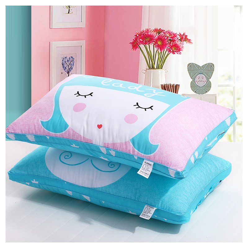 思侬家纺全棉情侣枕头枕芯单人学生枕头双人枕芯一对护颈枕头特价