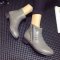 格瑞迪欧(girdio) 新款女鞋低跟铆钉女靴透气短靴舒适瘦腿三色马丁靴
