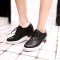 girdio格瑞迪欧2017新品女鞋透气内增高单鞋平底防滑系带舒适休闲鞋A11