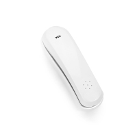 TCL HA868(9A)固定有绳电话机座机小挂机电梯卫生间厨房一键拨号座式可壁挂酒店家用有绳固定座机(米白)