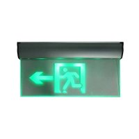 艺光新国标消防应急指示灯 金属喷塑吊挂式 透明钢化玻璃 疏散指引 非常美观 左方向