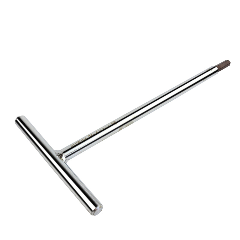 型平头六角扳手铬钒合金钢t字6角镜面抛光手动维修起子工具拧螺丝螺母