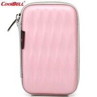 酷贝尔正品新款防震防水2.5寸PU硬盘包 收纳包 2.5寸硬盘保护套 数据线收纳包新款PU硬盘包
