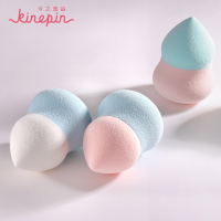 KINEPIN/今之逸品双色粉扑干湿两用型海棉化妆粉扑 双色(肤色+绿) 水滴形