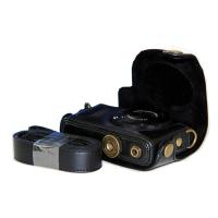 登品 佳能 S110相机包 配肩带 可拆型 佳能S110 S120 S200专用包 Canon S120皮套 黑色