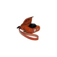 登品for 尼康P7800专用相机套 P7800相机包 P7800皮套 可拆型配肩带 P7800复古定制包 浅棕色