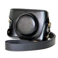 登品 Leica徕卡D-LUX6相机包 莱卡D6 松下LX7相机皮套 LX7 LUX6皮包 可拆 LX7多彩荔枝纹 黑色