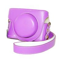 登品 Leica徕卡D-LUX6相机包 莱卡D6 松下LX7相机皮套 LX7 LUX6皮包 可拆 LX7多彩荔枝纹 紫色