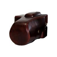 登品 宾得K-5 IIs专用相机包 K5II K30可拆分包 K5复古包 K-5 II相机套 宾得K5IIs皮套 咖啡色