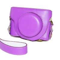 登品for 徕卡D-LUX6 D5 D4专用相机包 莱卡D-LUX5皮套 保护套 可拆型 LUX6多彩荔枝纹包 紫色