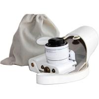 登品 微单三星NX3000专用皮套 NX3000相机套 直充版 NX3000相机包 可拆型 NX3000充电款有袋 白色