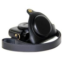 登品 索尼RX100 III M3相机包 RX100III专用相机保护套 索尼RX100 3代皮套 可拆型 荔枝纹 黑色