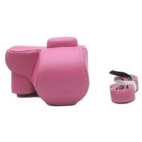 登品 索尼微单NEX-5TL专用相机皮套 索尼NEX5R NEX-5RL保护套可拆型 NEX5T直充版相机包 红色 M