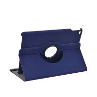 登品 苹果iPad Air 2 保护套 360度自由旋转支架 可插卡 安全带设计 air2壳 iPad6 布纹旋转皮套