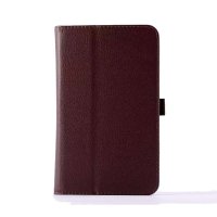 登品 华硕ASUS MeMO Pad 7 ME70CX 保护套 me70cx 保护壳 灵巧支持 7寸 荔枝纹支架保护套