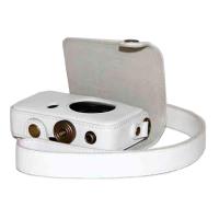 登品 for casio卡西欧ex-zr50保护套 ex-ZR50相机包 可拆型 卡西欧ex-zr50皮套(白色)