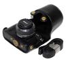 登品 for尼康J4 J3相机包 适配尼康10-30MM镜头和11-27.5MM镜头 可拆型 J4相机套长焦油皮Y 黑色