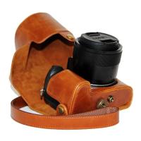 登品 for 松下长焦机FZ1000相机包 DMC-FZ1000单肩专用摄影包相机套 FZ1000微单摄影包 棕色