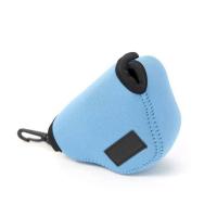登品 for 松下GM1相机包 松下Panasonic DMC-GM1KGK-S微单包 软布袋 炫彩内胆包(蓝色)