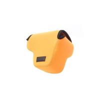 登品 for 索尼RX10相机包 RX10皮套 软布袋 可爱时尚 索尼RX10炫彩内胆包 (黄色)