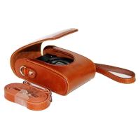 登品 for V-LUX30 徕卡C LF1 XQ1 S11相机包 Leica-C 徕卡V-LUX30/40皮套(棕色)