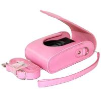 登品 for V-LUX30 徕卡C LF1 XQ1 S11相机包 Leica-C 徕卡V-LUX30/40皮套(粉色)