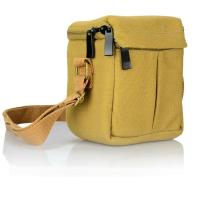 登品 for 微单相机包 尼康1 V1 L1 J1 J3 J4 富士XM1相机包 三星nx3000 等(B50, 棕色)