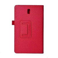 登品 三星 GALAXY Tab S T700 T705C保护套 WG 荔枝纹支架 SM-T700平板皮套 8.4寸