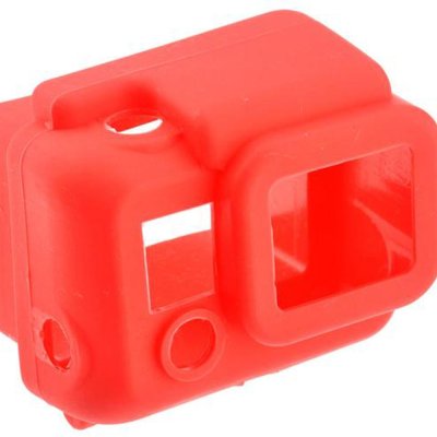 登品for Gopro hero3代 硅胶套 Gopro相机配件 保护套 防摔壳 (红色)
