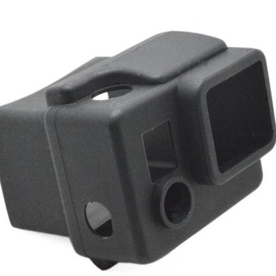 登品for Gopro hero3代 硅胶套 Gopro相机配件 保护套 防摔壳 (黑色)