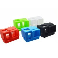 登品for gopro配件 HERO4/3+防水壳硅胶套 潜水壳保护套 保护壳硅胶套(白色)