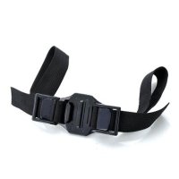登品for 高质量头带 头盔固定带 适用gopro hero4/3+/3/2 黑色 双带