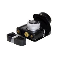 登品for 松下GF7短焦相机包 防震保护套 GF7微单摄影包 相机套 GF7(12-32)定焦皮套 (咖啡)