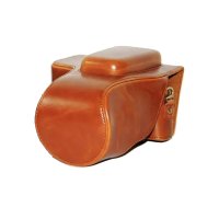 登品for 尼康P900s相机包 防震保护套 p900s长焦摄影包 相机套 尼康COOLPIX P900s皮套(棕色)