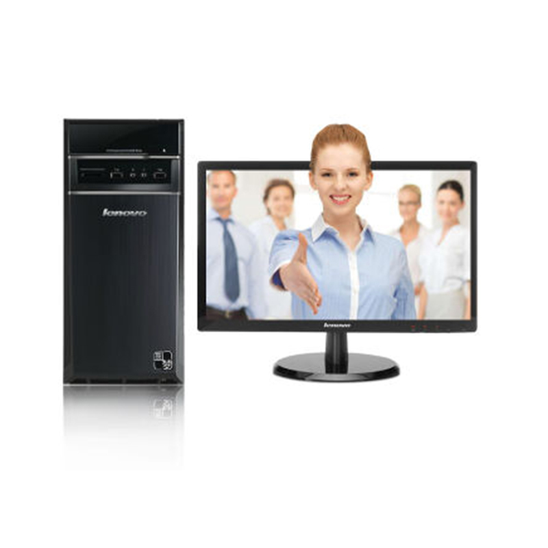 联想(Lenovo)圆梦F5050台式主机21.5英寸显示器(G3260 4G 500G 集显 无光驱 win10)