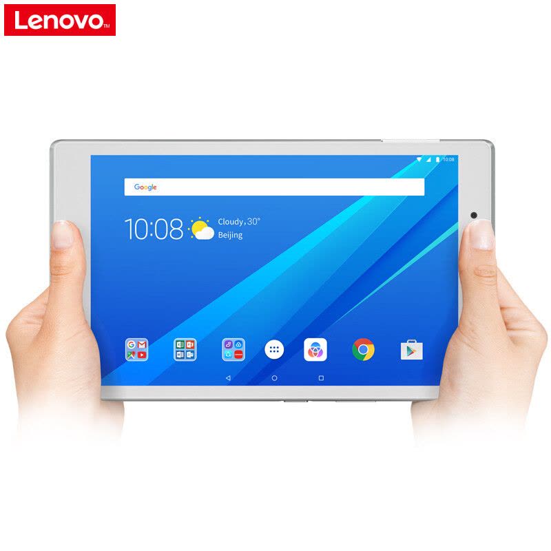 联想(Lenovo)TAB4 X304F 10.1英寸平板（四核1.4G 2G 16G 前200后500 WIFI版）白图片