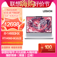 联想(Lenovo)拯救者Y9000P 2024 16英寸电竞游戏本笔记本电脑(14代i9-14900HX 64G 2T RTX4060 2.5k 240Hz)冰魄白 定制版