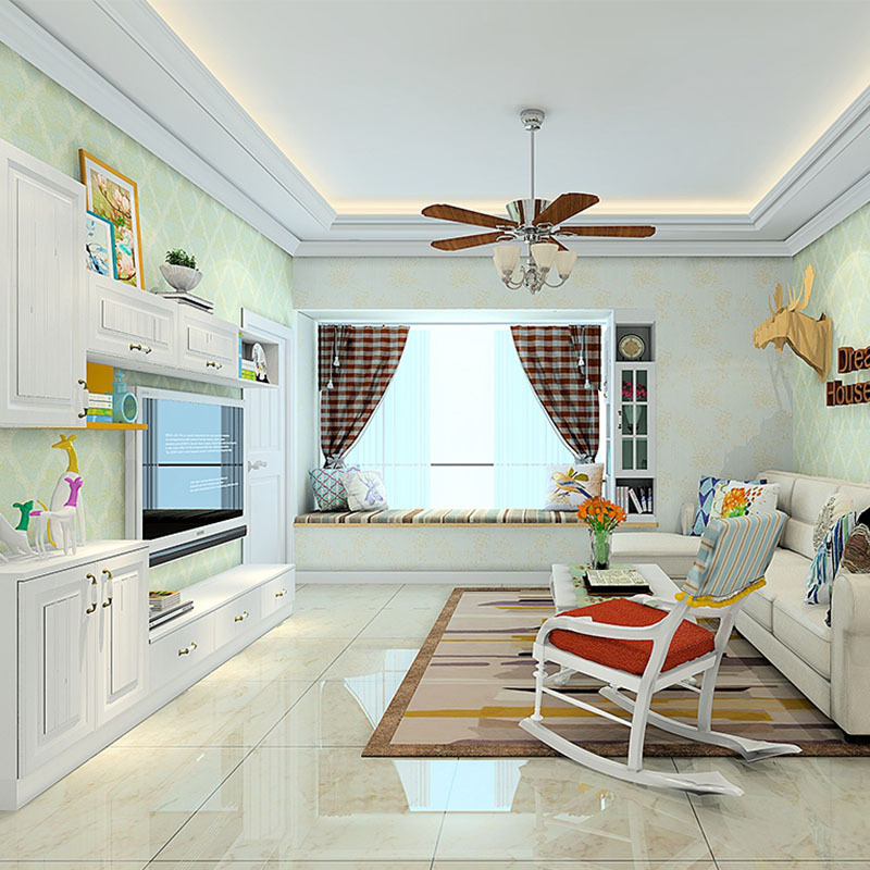 尚品宅配客厅家具套装g24479 尚品宅配 客餐厅全屋定制家具 电视柜 餐